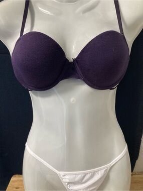 La Senza Remix Lightly Lined Balconette Bra 34A Queen of Love